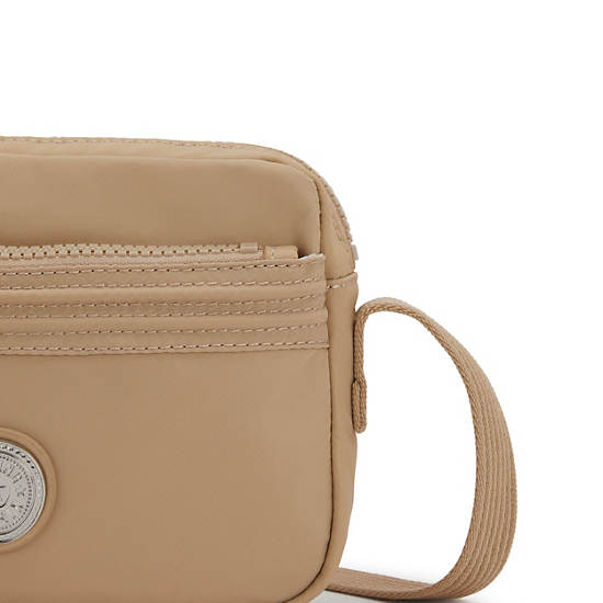 Kipling Abanu Slim Crossbody Bags Natural Beige | CA 1033TC